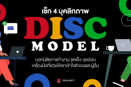 4 บุคลิกภาพ DISC Model, Featured, Personality Type, Working Type, Zipevent