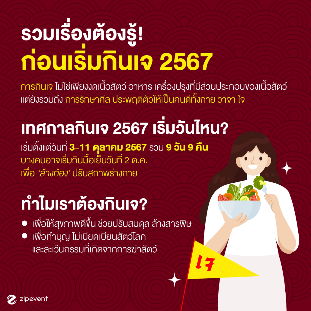 รวมเรื่องต้องรู้! ก่อนเริ่ม กินเจ 2567 เริ่มวันไหน? กิน-ห้ามกินอะไร?