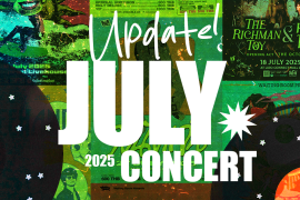 Update Concert in July! รวม 24 คอนเสิร์ต เดือนกรกฎาคม 2025 Zipevent