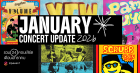 January Concert Update! รวม 24 คอนเสิร์ต เดือนมกราคม 2026 Zipevent