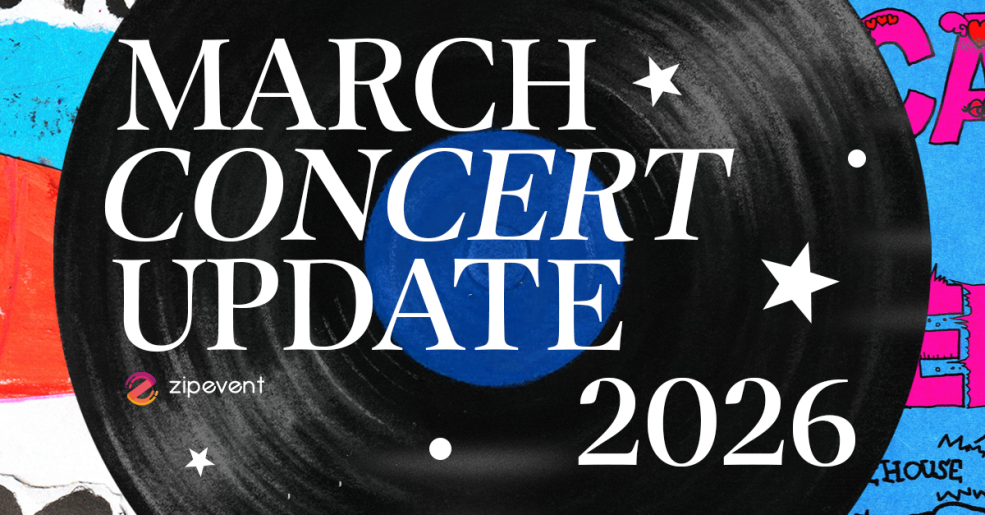 March Concert Update! รวม 24 คอนเสิร์ต เดือนมีนาคม 2026 Zipevent