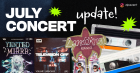 July Concert Update! รวม 24 คอนเสิร์ต เดือนกรกฎาคม 2026 zipevent