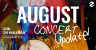 August Concert Update! รวม 24 คอนเสิร์ต เดือนสิงหาคม 2026 Zipevent