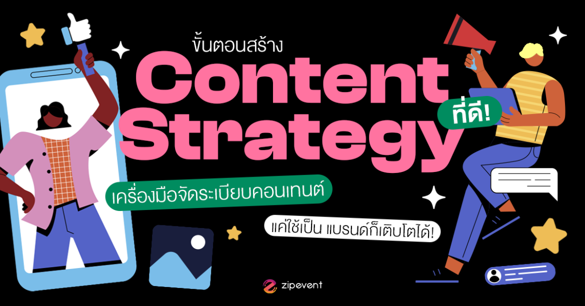 Content Stragegy, Digital Marketing, Featured, Marketing, Zipevent, กลยุทธ์การวางคอนเทนต์