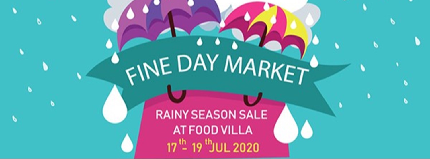 FINE DAY MARKET RAINY SEASON SALE Zipevent