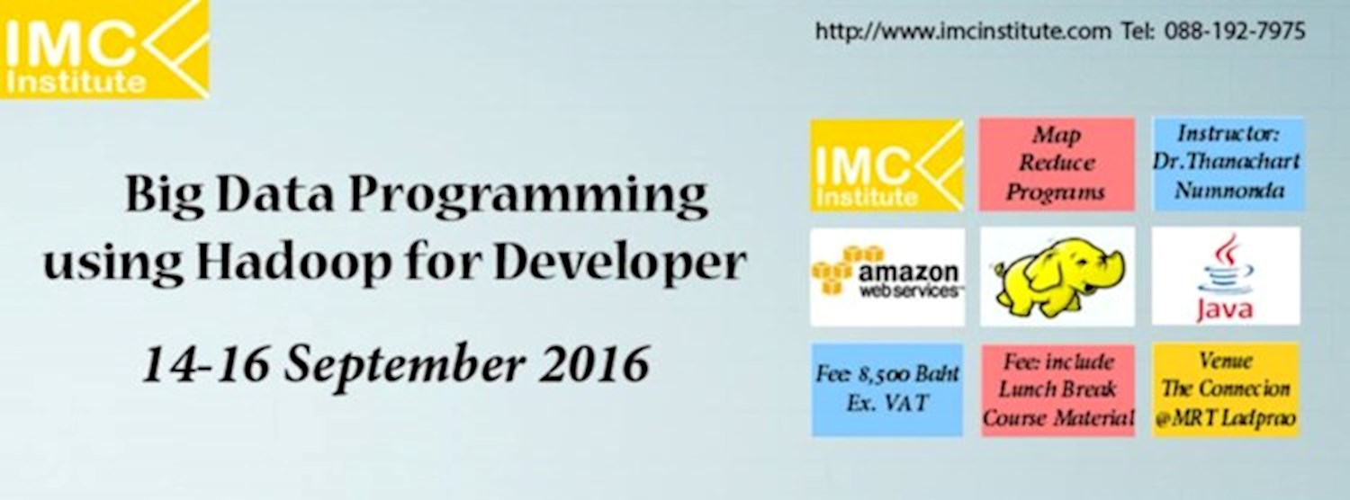 Big Data Programming using Hadoop for Developer | Zipevent ...