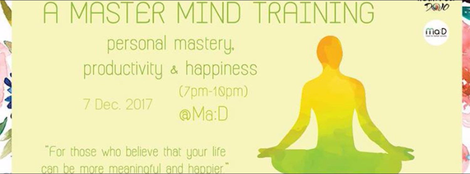 (ยกเลิก/Canceled) A Master Mind Training Zipevent