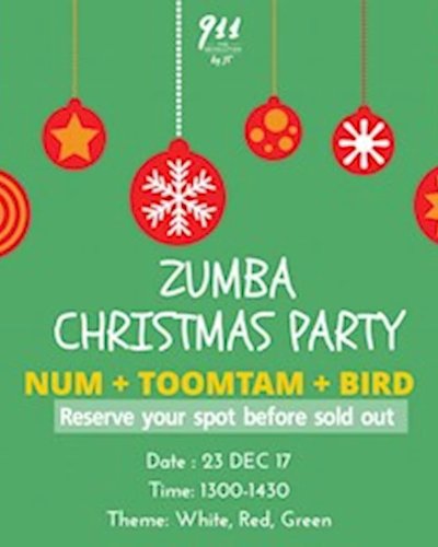 Zumba Christmas party Zipevent