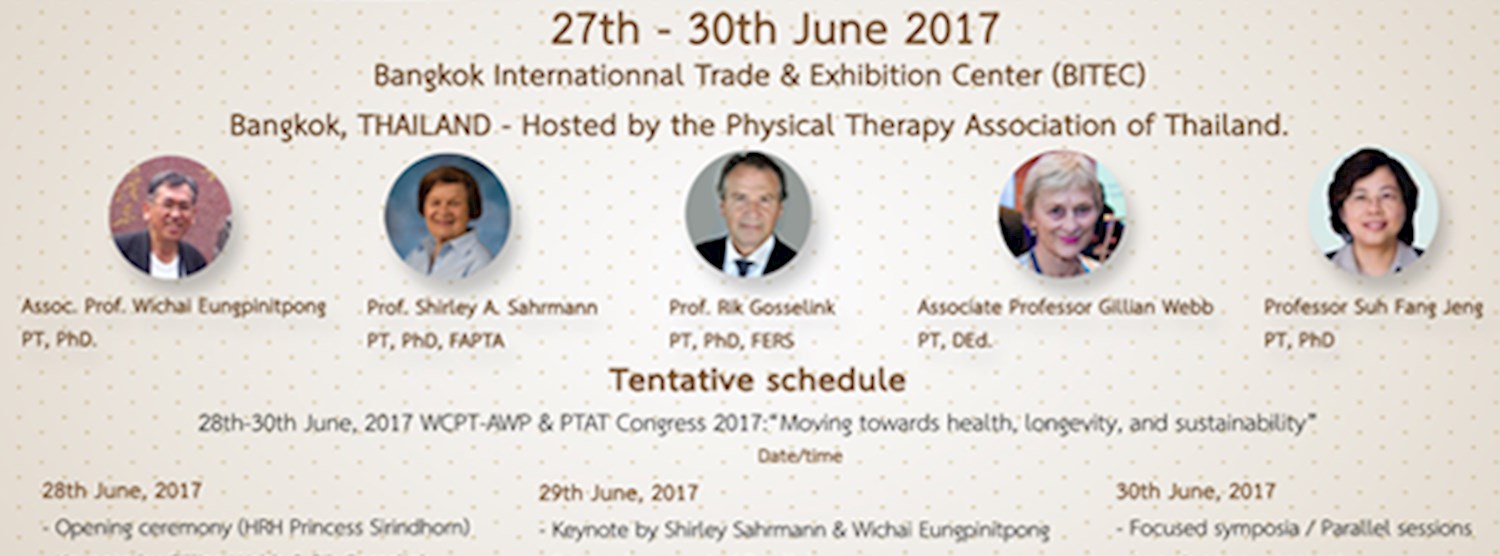 World Congress for Physical Therapy 2017 Zipevent