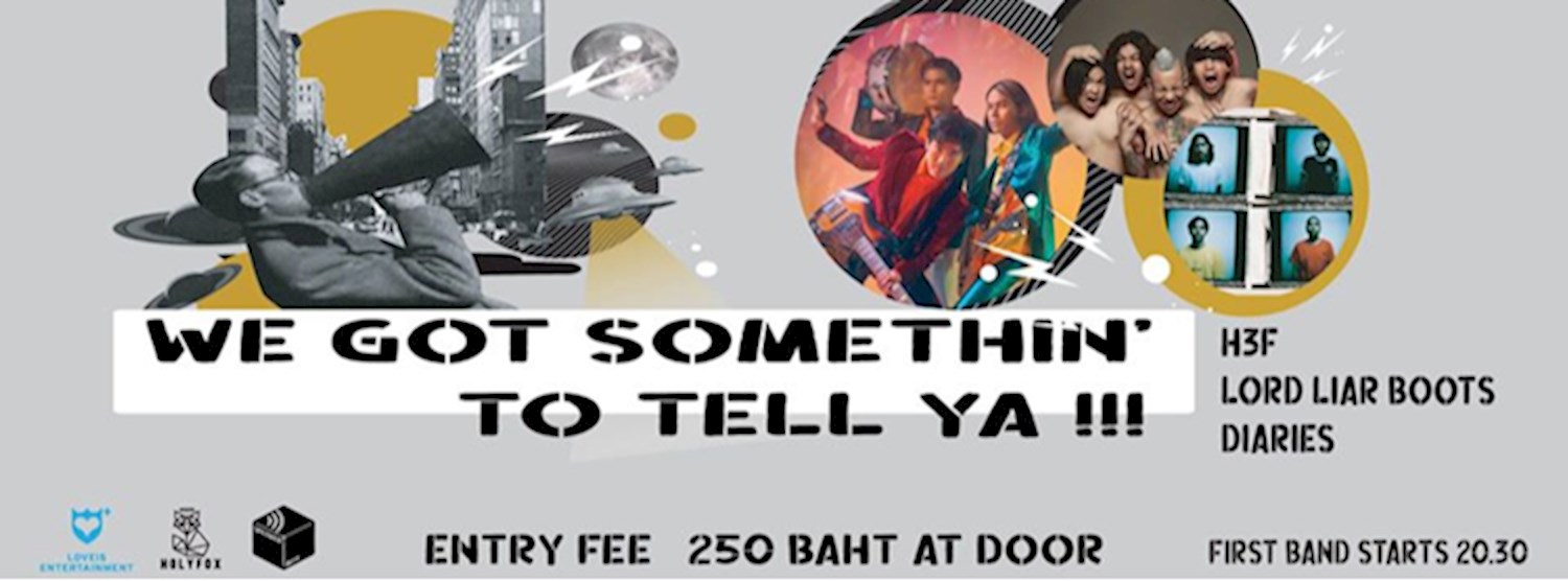 We Got Somethin’ to Tell Ya Vol.1 Zipevent