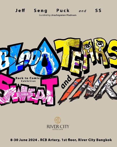 'Blood Sweat Tears and Ink: Back to the Comics' Zipevent