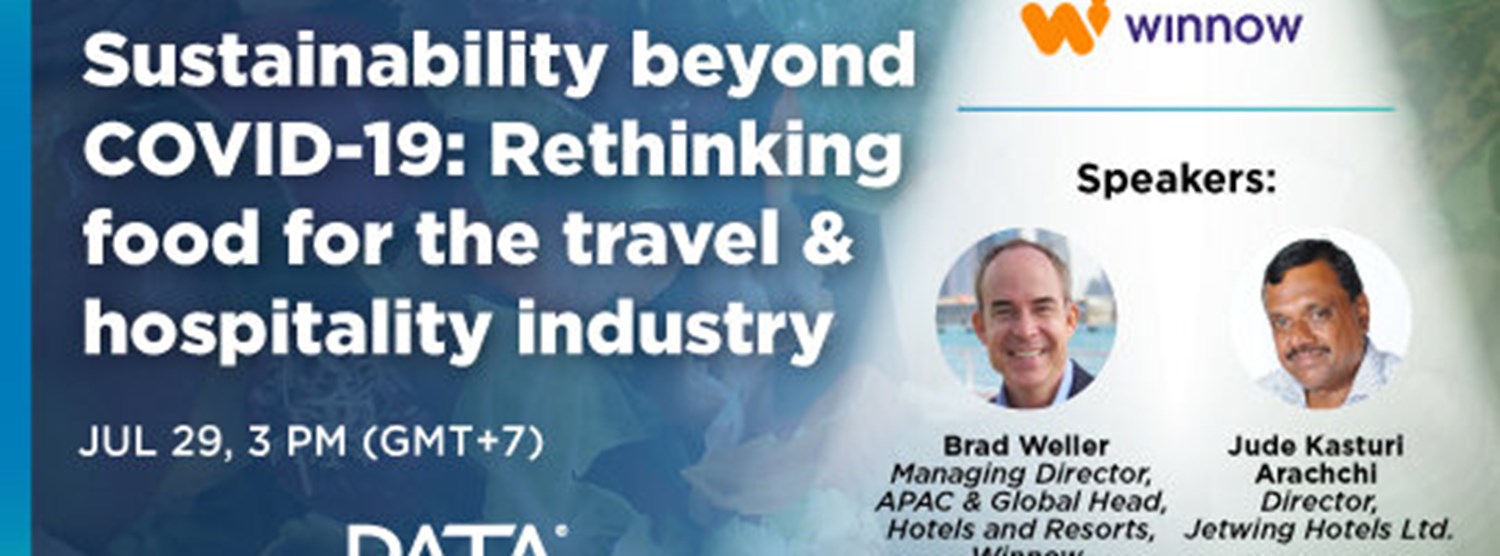 Sustainability beyond COVID-19: Rethinking food for the travel & hospitality Zipevent