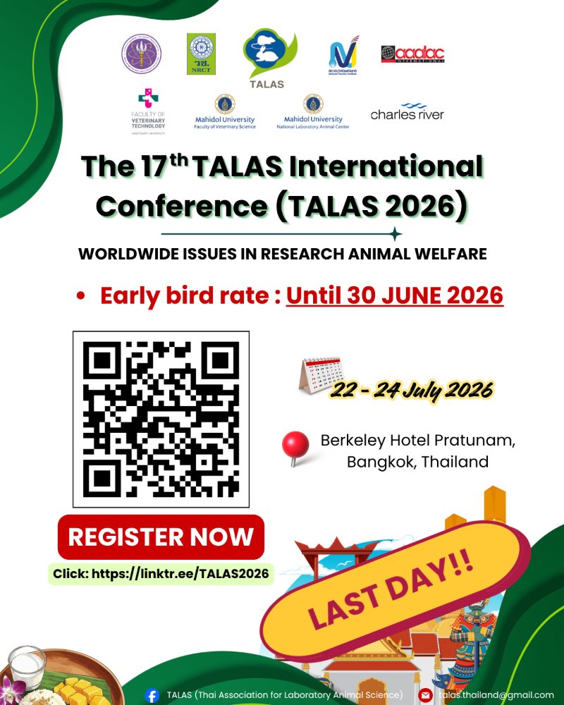 The 17th TALAS International Conference Theme: Worldwide Issues in Research Animal Welfare  Zipevent