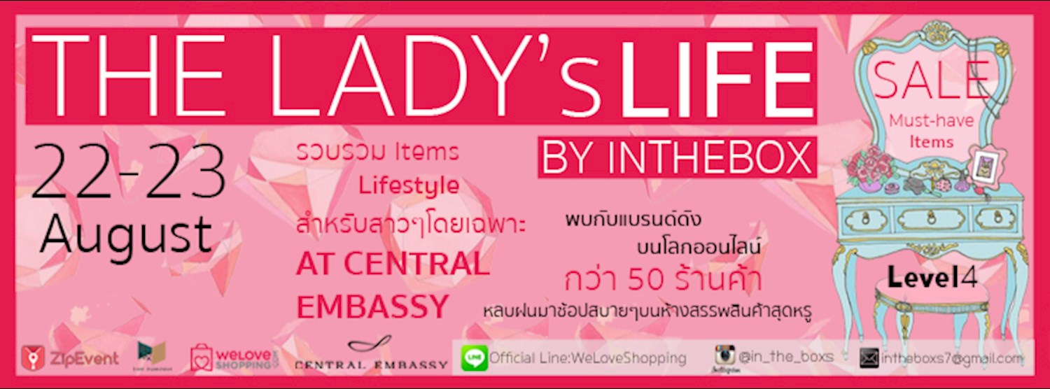 THE LADY's LIFE BY INTHEBOX Zipevent