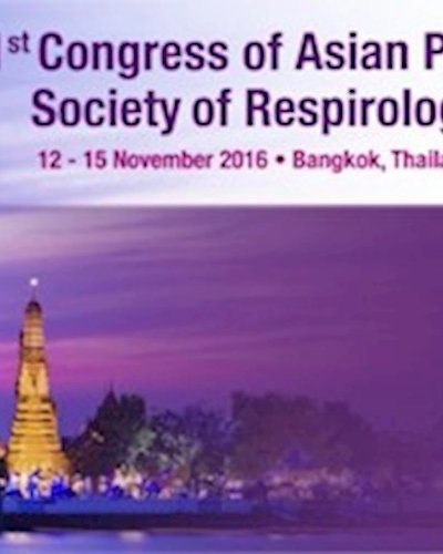 The 21st Congress of the Asian Pacific Society of Respirology (APSR 2016) Zipevent