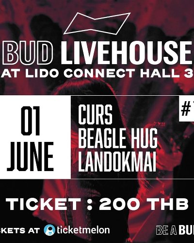 BUD LIVEHOUSE #12 - 1 Jun 2022: Curs / Beagle Hug / Landokma Zipevent