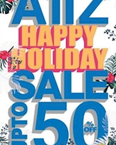 AIIZ Happy Holiday Sale Zipevent
