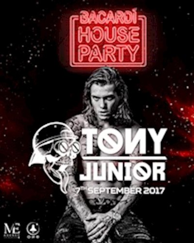 Bacardi House Party presents Tony Junior at DEMO Zipevent