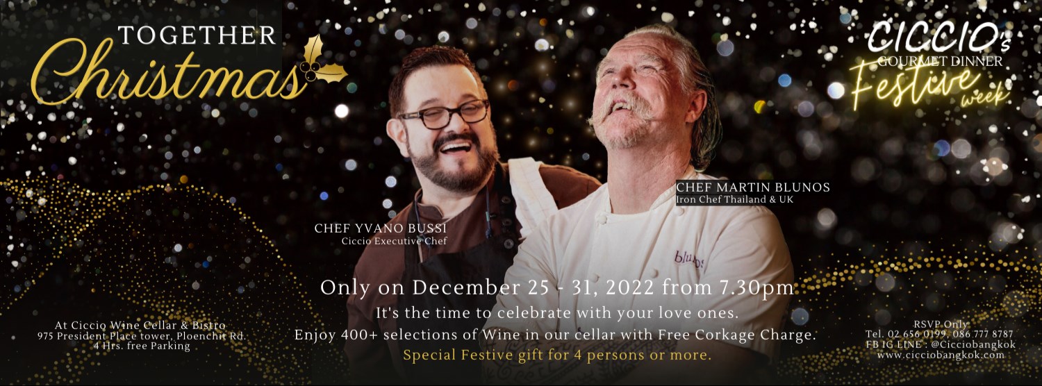 CICCIO'S GOURMET DINNER : Festive Week Zipevent