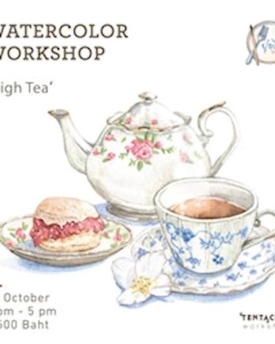 High Tea watercolor Workshop (LAST TIME) Zipevent