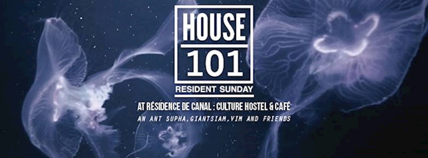 House 101 Resident Sunday : Mystery house music mansion! Zipevent