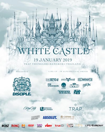 WHITE CASTLE ®   PRESENT   DISCIPLE LIVE IN BANGKOK Zipevent
