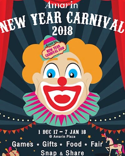 Amarin New Year Carnival 2018 Zipevent