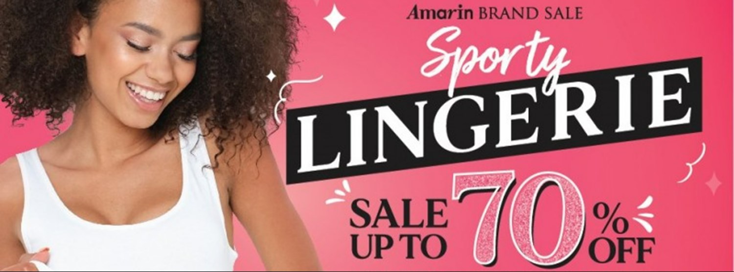 Sporty LINGERIE SALE UP TO 70% Zipevent