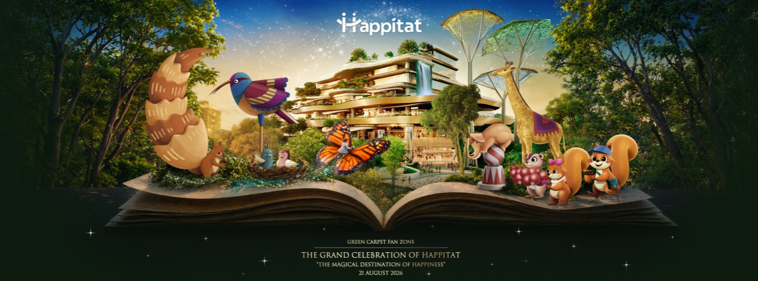 GREEN CARPET FAN ZONE: THE GRAND CELEBRATION OF HAPPITAT "THE MAGICAL DESTINATION OF HAPPINESS" Zipevent
