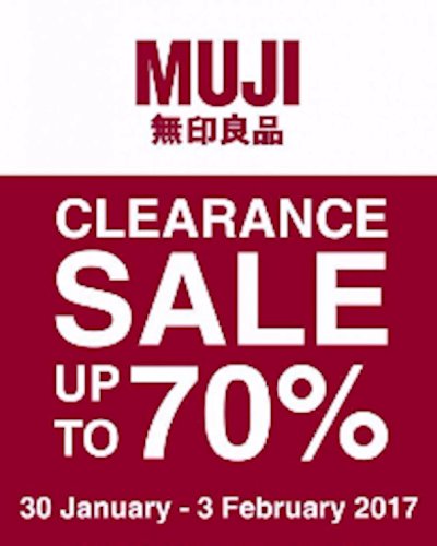 MUJI Clearance Sale Zipevent
