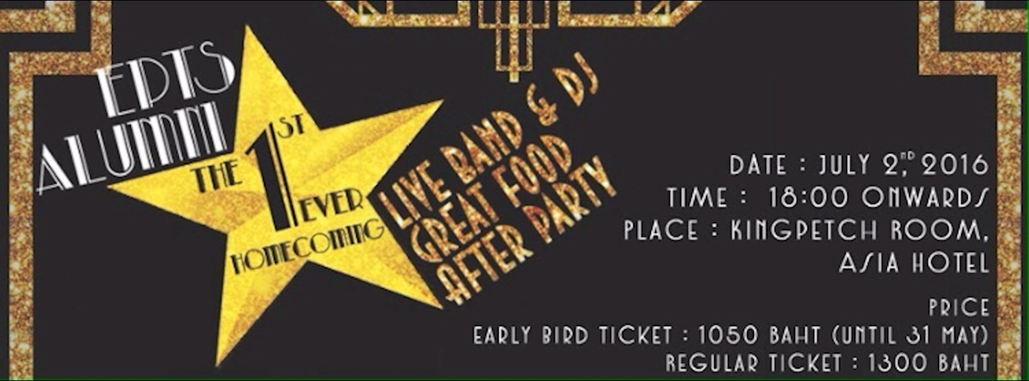 The 1st ever EPTS Homecoming Zipevent