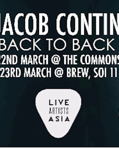 Jacob Contin 'Back to Back' at The Commons and Brew Soi 11 Zipevent