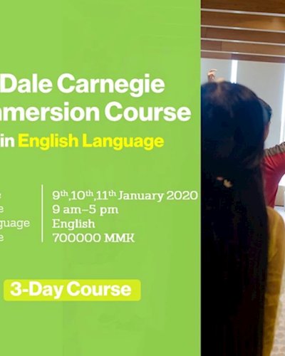 Dale Carnegie Immersion Course in English Language Zipevent