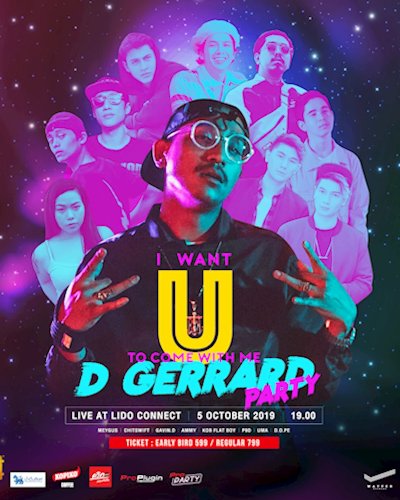 I WANT U TO COME WITH ME: D GERRARD PARTY Zipevent