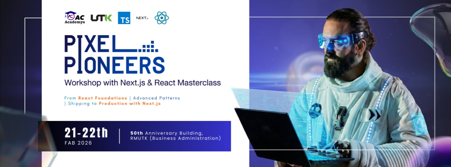 Pixel Pioneers: Next.js and React Masterclass Zipevent