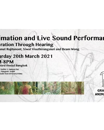 Animation and Live Sound Performance: Liberation Through Hearing by Graphy Animation Zipevent