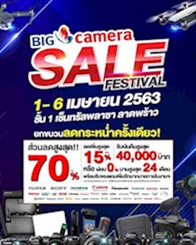 (ยกเลิก/Canceled) BIG CAMERA SALE FESTIVAL Zipevent