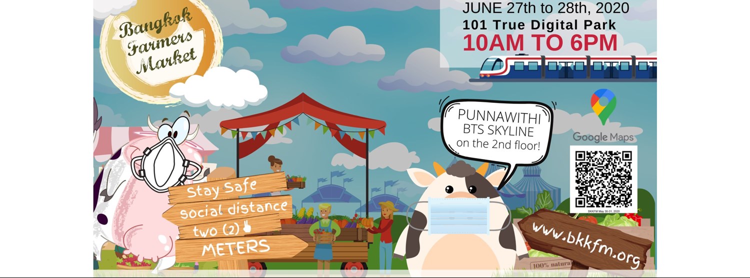 Bangkok Farmers market at 101 True Digital Park Zipevent