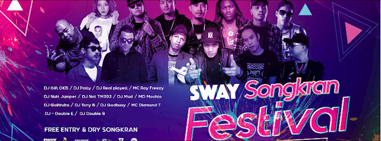 SWAY Songkran Festival 2017 Zipevent