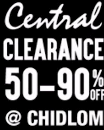 Clearance Sale @Centralplaza Chidlom Zipevent