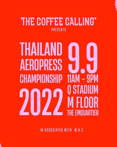 Thailand AeroPress Championship 2022 by The Coffee Calling Zipevent