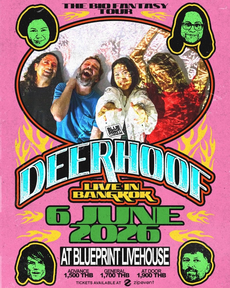 Blueprint Livehouse: DEERHOOF Live in Bangkok 2026 Zipevent