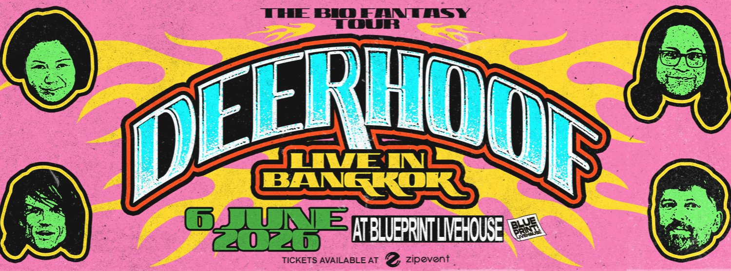Blueprint Livehouse: DEERHOOF Live in Bangkok 2026 Zipevent