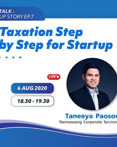 TDPK TALK : Taxation Step by Step for Start Up Zipevent