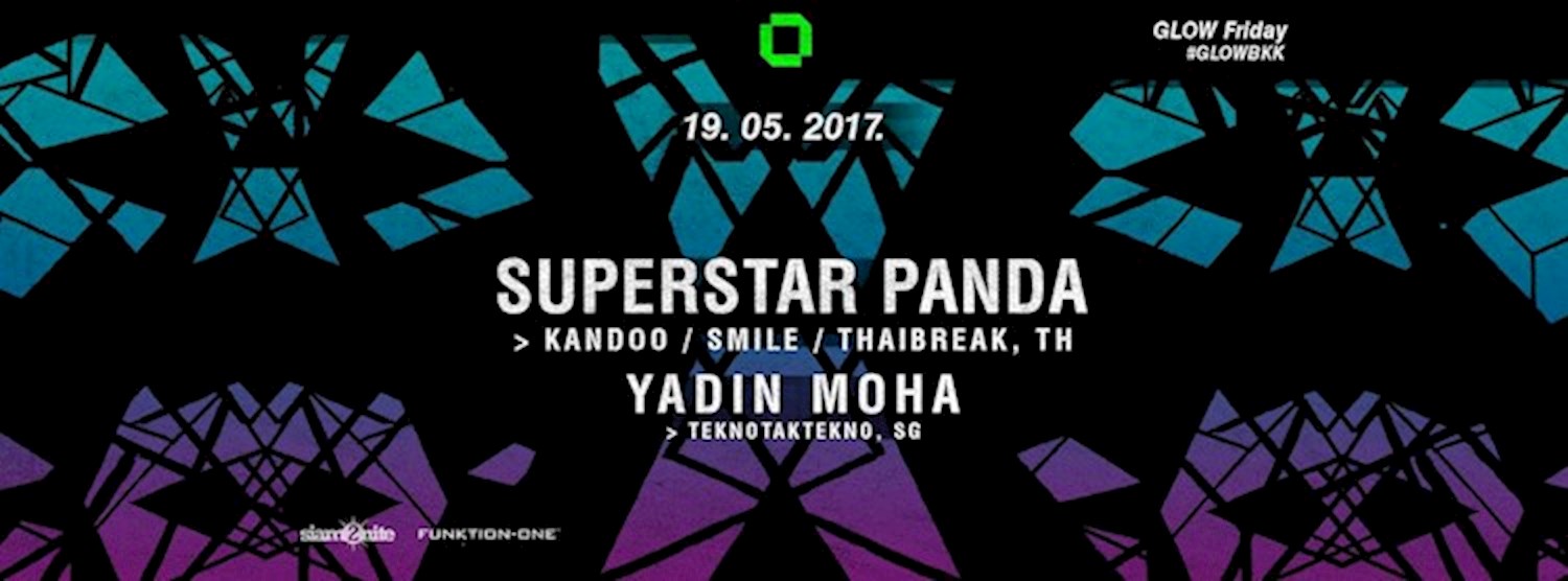 GLOW w/ Superstar Panda Zipevent
