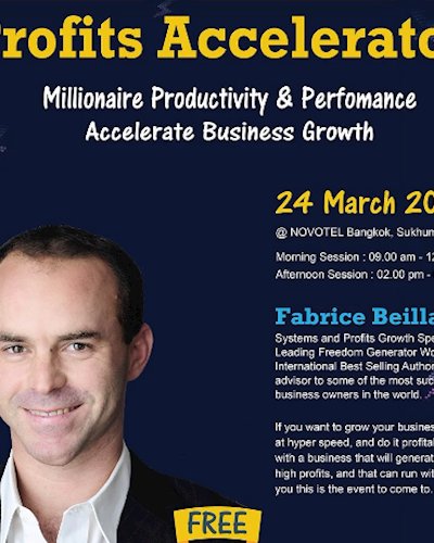 เร่งความสำเร็จได้ง่ายๆ สไตล์เศรษฐีเงินล้าน Profits Accelerator Zipevent
