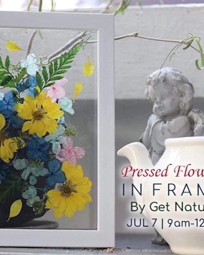 Pressed Flowers with GetNature Zipevent
