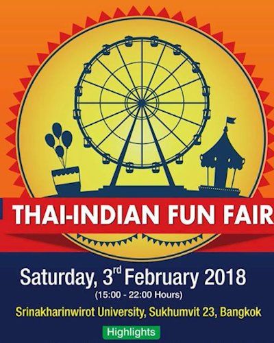 Thai-Indian Fun Fair 2018 Zipevent