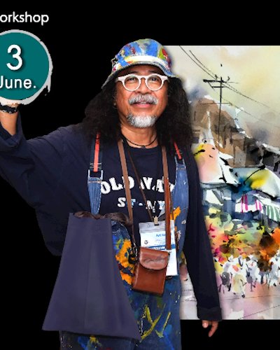 Watercolor painting workshop ตอน ตลาด # 1 Zipevent