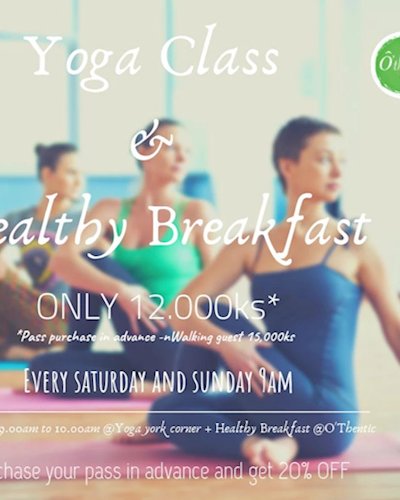 Yoga Class + Healthy Breakfast - 12,000ks Zipevent